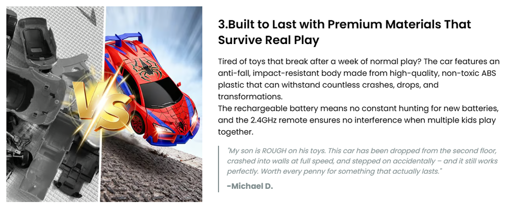 🤖🚗 Transforming Remote Control Robot Car